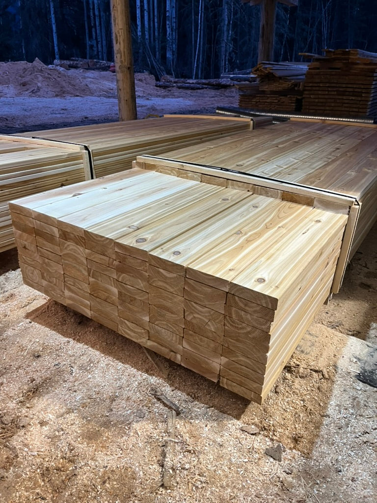 Planed Red Cedar