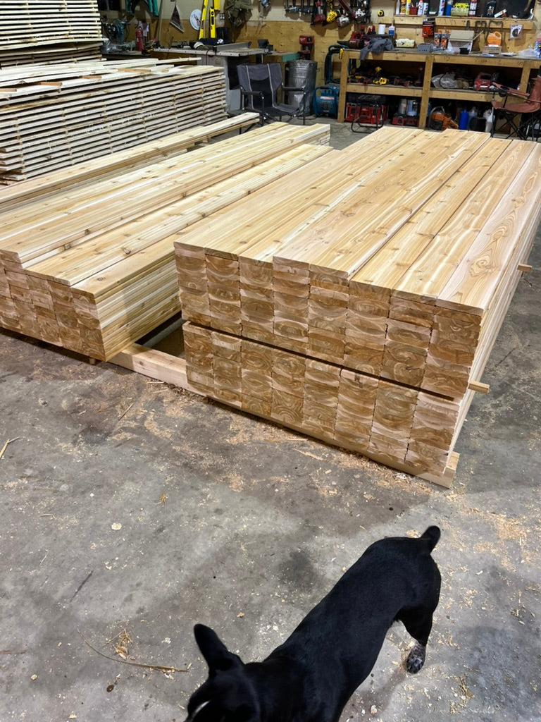 Planed Red Cedar