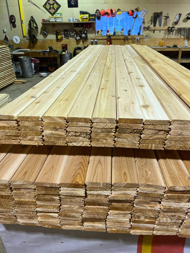 Planed Red Cedar
