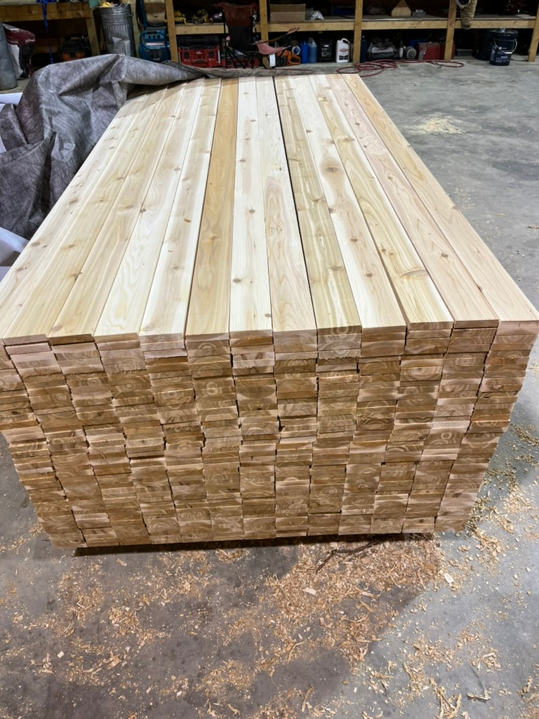 Planed Red Cedar